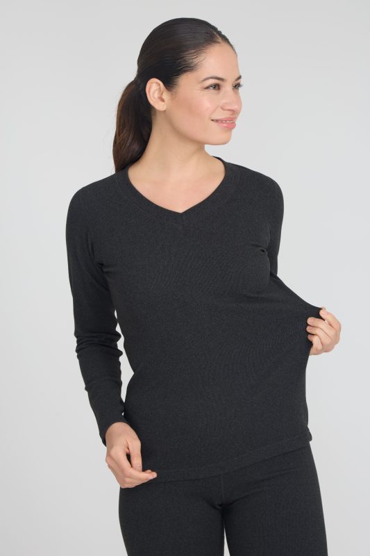CAMISETA TÉRMICA PRIMERA CAPA OXWEAR ELGA BLACK - Imagen 2